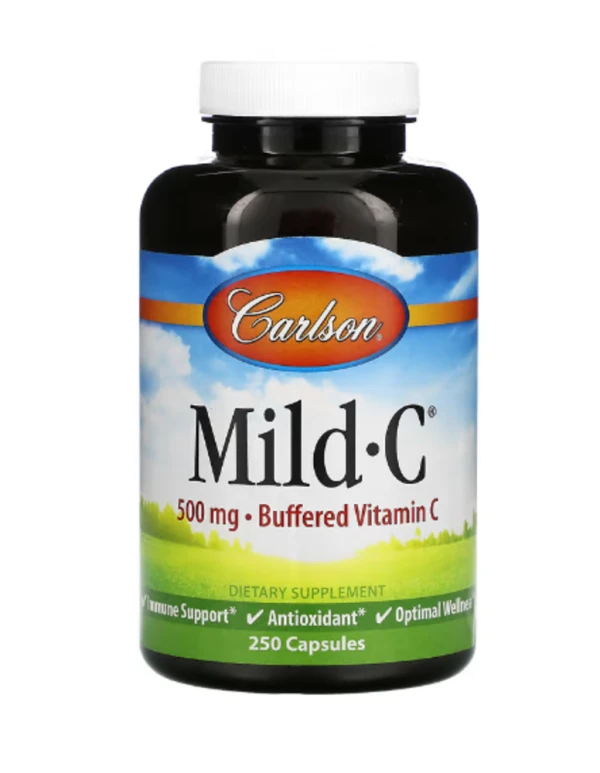 Carlson, Mild-C, 500 mg, 250 Capsules