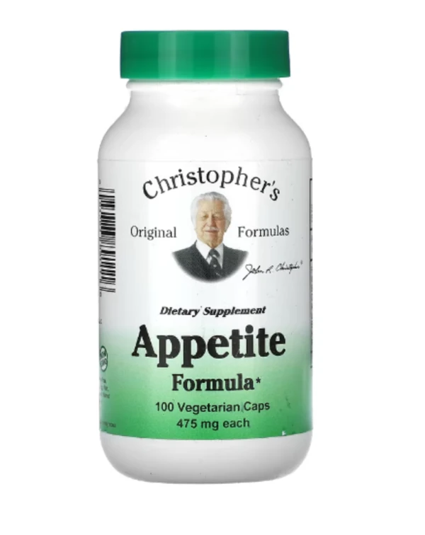 Christopher's Original Formulas, Appetite Formula, 475 mg, 100 Vegetarian Caps