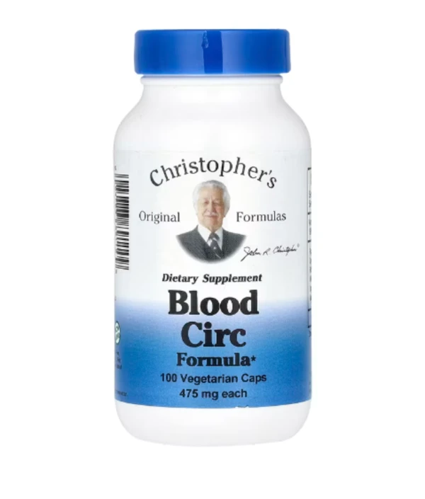 Christopher's Original Formulas, Blood Circ Formula, 950 mg, 100 Vegetarian Caps (475 mg per Capsule)