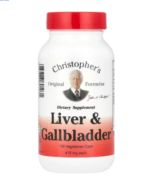 Christopher's Original Formulas, Liver & Gallbladder, 425 mg, 100 Vegetarian Caps