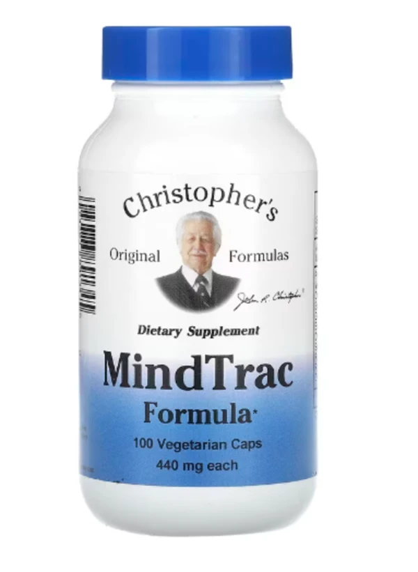 Christopher's Original Formulas, MindTrac Formula, 440 mg, 100 Vegetarian Caps