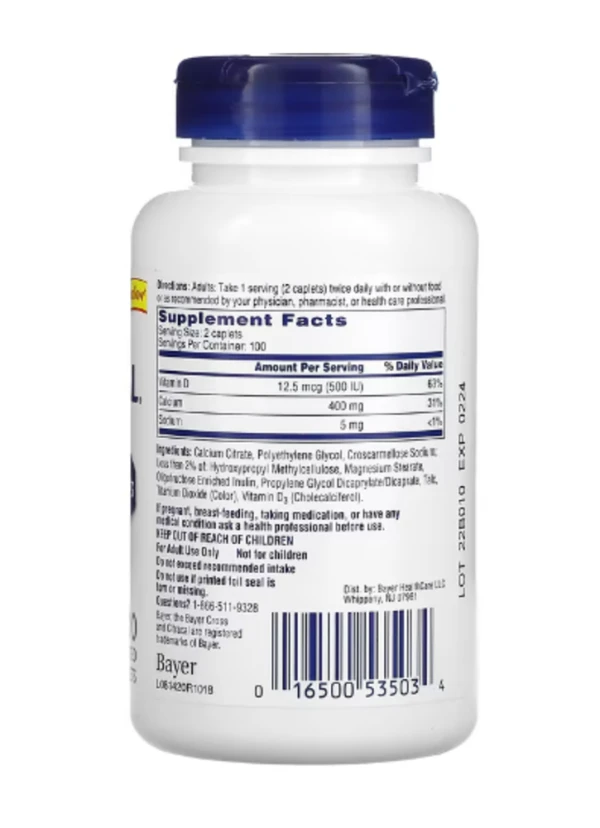 Citracal, Calcium Supplement +D3, Petites, 200 Coated Caplets