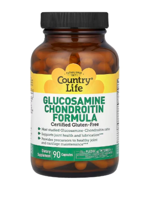 Country Life, Glucosamine Chondroitin Formula, 90 Capsules