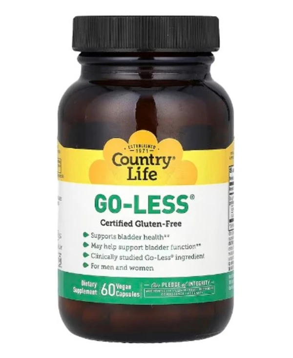 Country Life, Go Less, For Men & Women, 60 Vegan Capsules