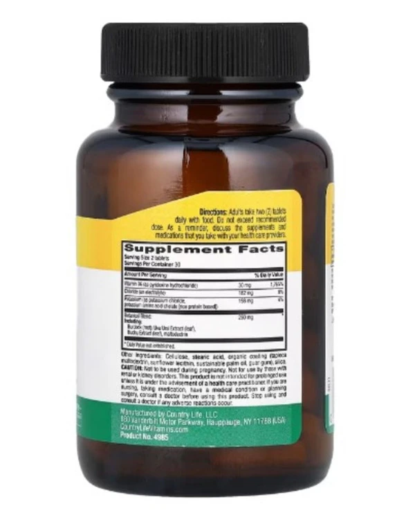 Country Life, Maximized Water Factors, 60 Tablets