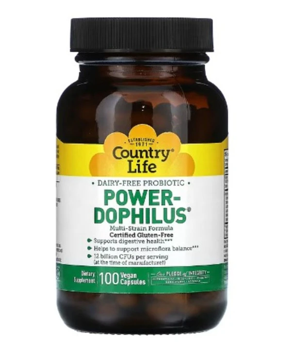 Country Life, Power-Dophilus , 100 Vegan Capsules