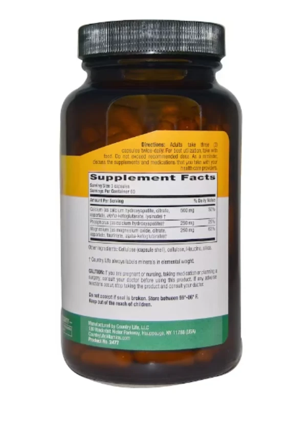 Country Life, Target-Mins, Calcium Magnesium Caps, 180 Veggie Caps