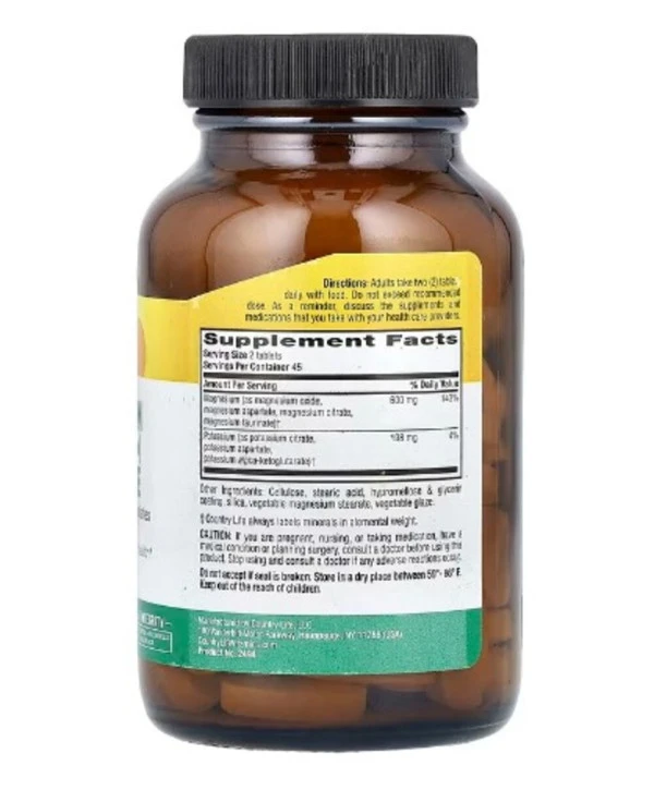 Country Life, Target-Mins, Magnesium, Potassium, Aspartate, 90 Tablets