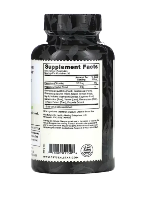 Crystal Star, Immune Support, 60 Vegetarian Capsules