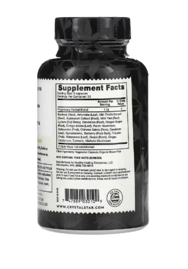 Crystal Star, Liver Renew, 60 Vegetarian Capsules