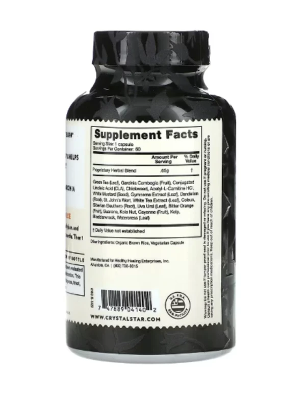 Crystal Star, Thin After 40, 60 Vegetarian Capsules