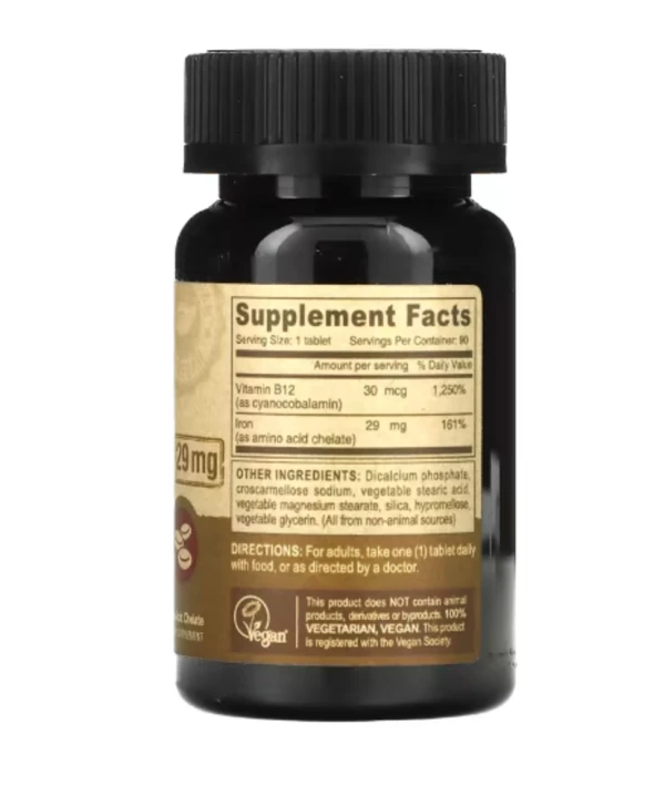 Deva, Vegan, Chelated Iron, 29 mg, 90 Tablets