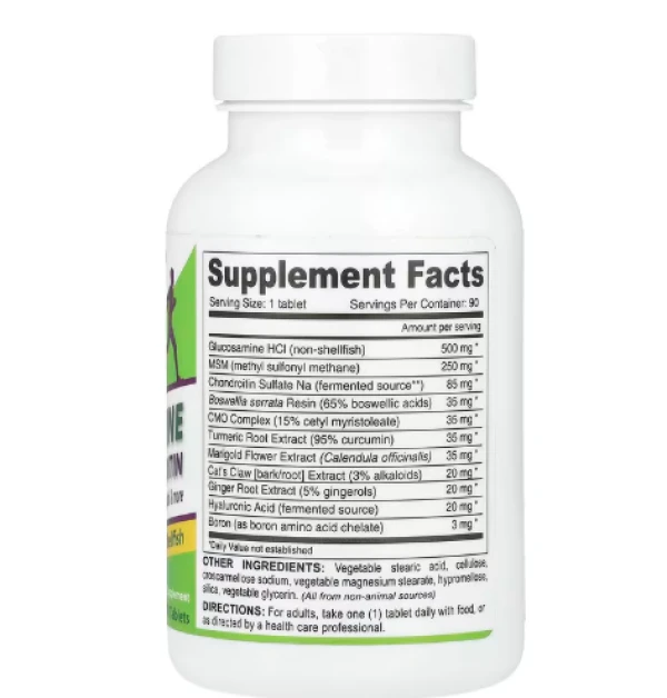 Deva, Vegan Glucosamine MSM & Chondroitin, 90 Tablets