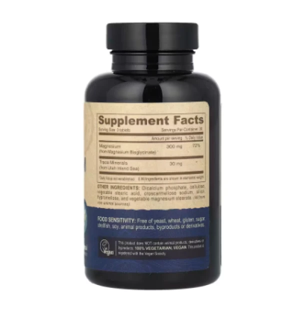 Deva, Vegan Magnesium Glycinate With Trace Minerals, 90 Tablets