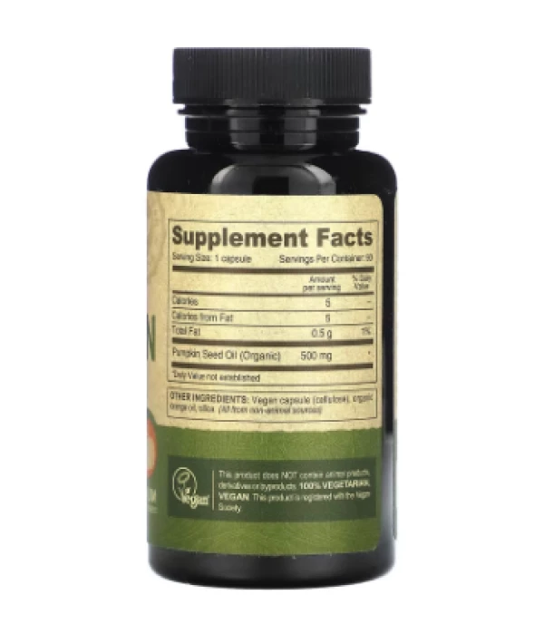 Deva, Vegan Pumpkin Seed Oil, 90 Vegan Caps