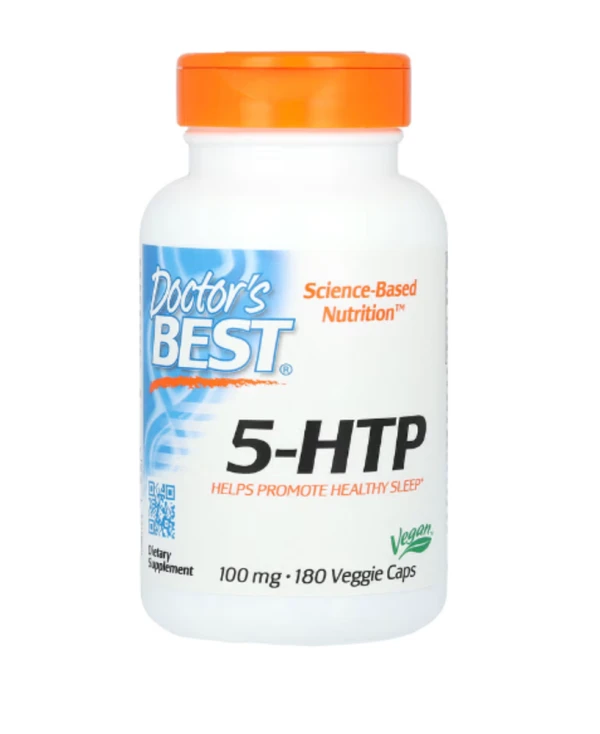 Doctor's Best, 5-HTP, 100 mg, 180 Veggie Caps