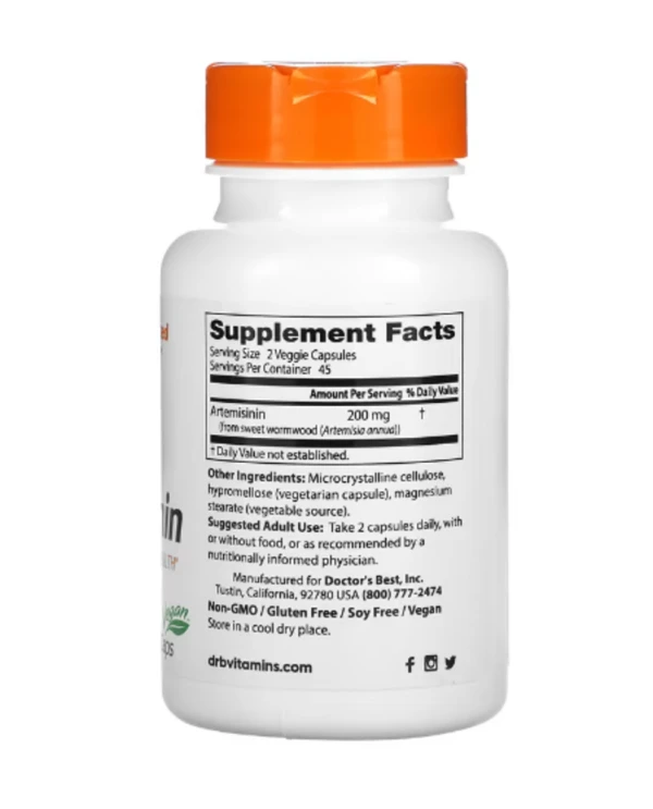 Doctor's Best, Artemisinin, 100 mg, 90 Veggie Caps