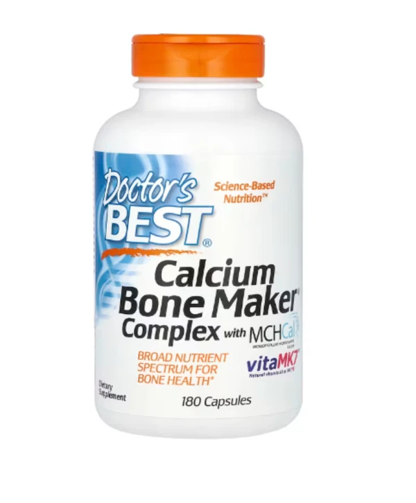 Doctor's Best, Calcium Bone Maker Complex with MCHCal , 180 Capsules