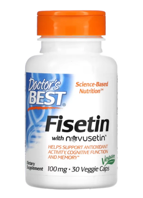 Doctor's Best, Fisetin with Novusetin, 100 mg, 30 Veggie Caps