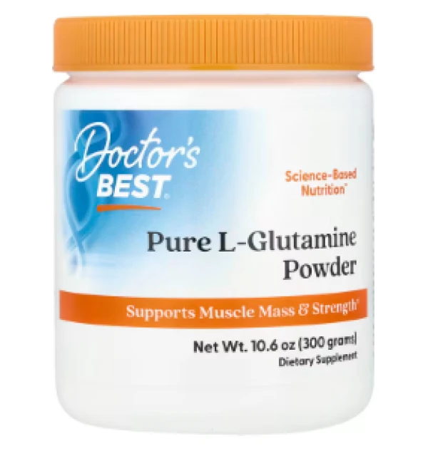 Doctor's Best, Pure L-Glutamine Powder, 10.6 oz (300 g)