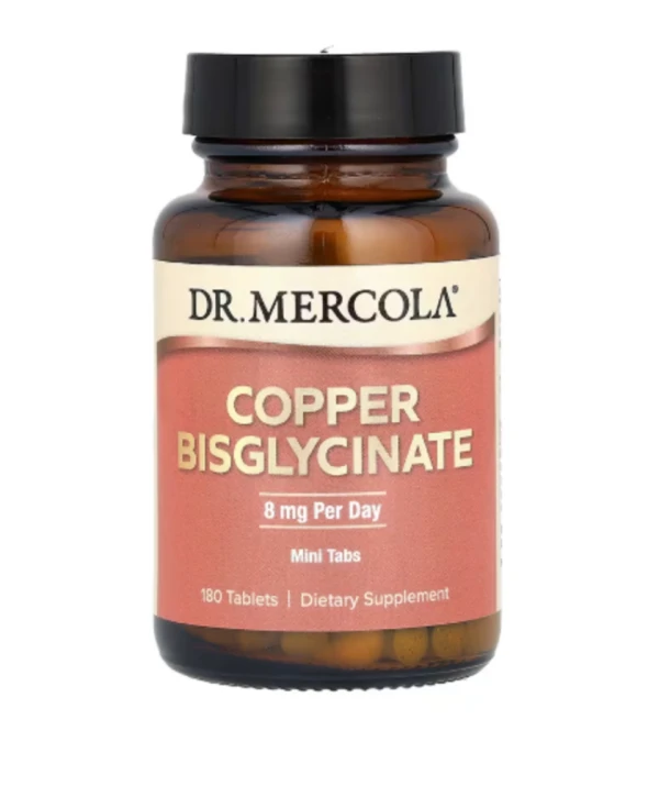 Dr. Mercola, Copper Bisglycinate, 180 Tablets (4 mg per Tablet)