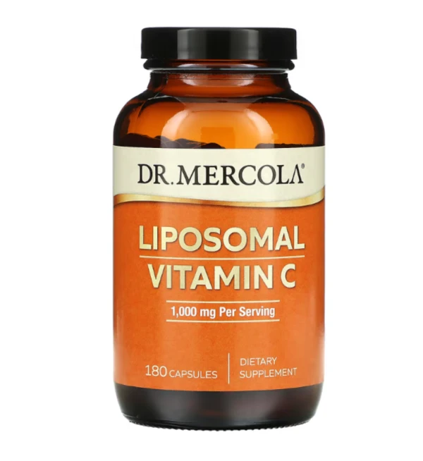 Dr. Mercola, Liposomal Vitamin C, 500 mg, 180 Capsules