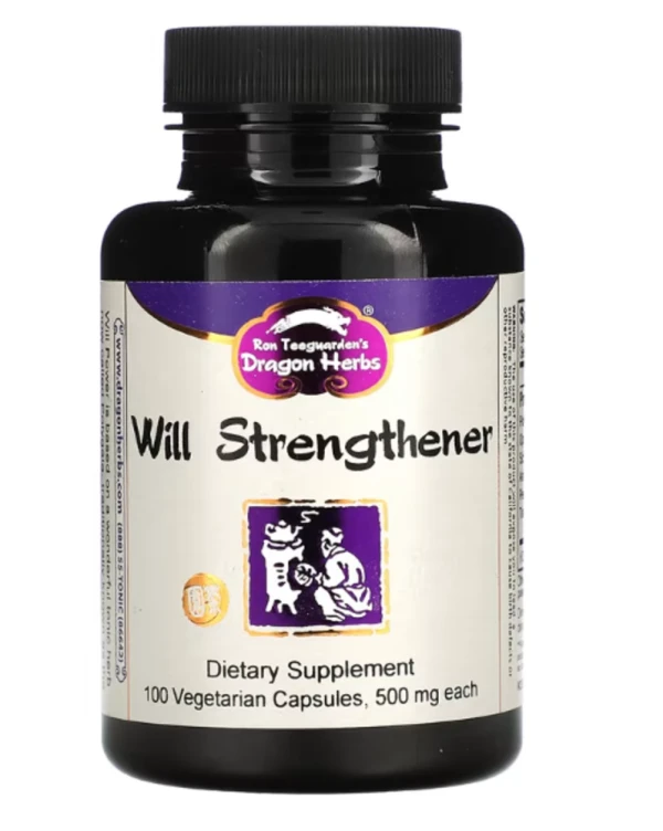 Dragon Herbs ( Ron Teeguarden ), Will Strengthener, 500 mg, 100 Vegetarian Capsules