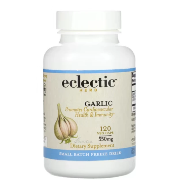 Eclectic Institute, Freeze Dried, Garlic, 550 mg, 120 Veg Caps