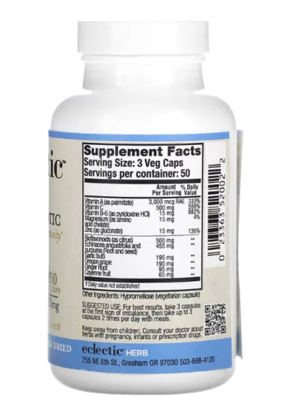 Eclectic Institute, Vita Biotic, 750 mg, 150 Veg Caps (250 mg per Capsule)