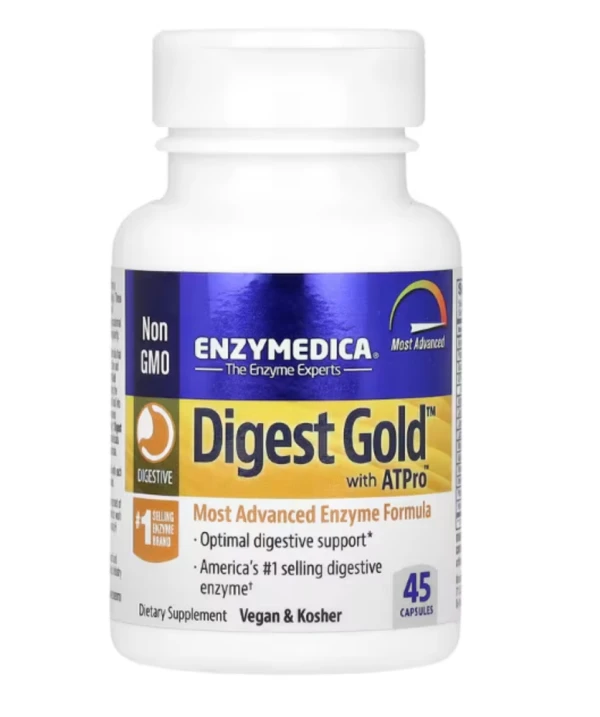 Enzymedica, Digest Gold with ATPro, 45 Capsules