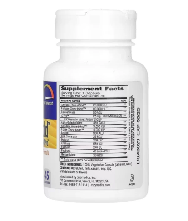 Enzymedica, Digest Gold with ATPro, 45 Capsules