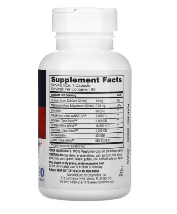Enzymedica, Natto-K, 90 Capsules
