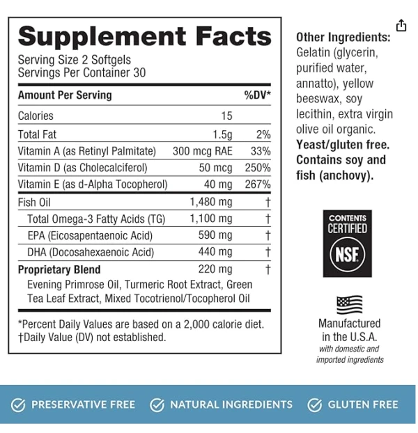 Eye Promise EZ Tears 60 Softgels