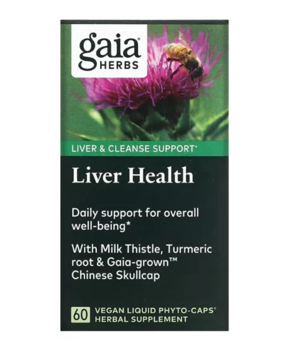 Gaia Herbs, Liver Health, 60 Vegan Liquid Phyto-Caps