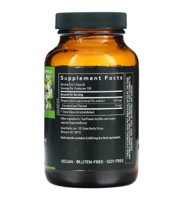 Gaia Herbs, Oil of Oregano, 120 Vegan Liquid Phyto-Caps