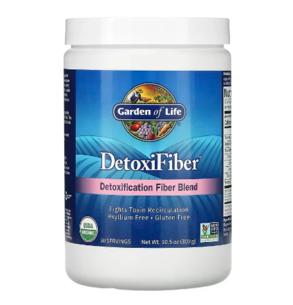 Garden of Life, DetoxiFiber, Detoxification Fiber Blend, 10.5 oz (300 g)