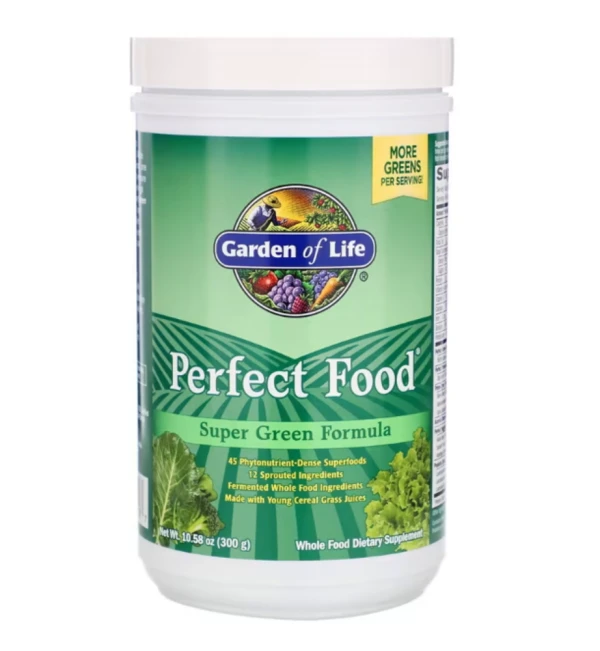 Garden of Life, Perfect Food Super Green Formula, 10.58 oz (300 g)