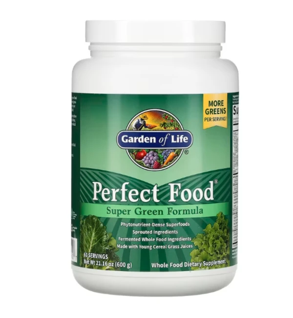 Garden of Life, Perfect Food, Super Green Formula, 21.16 oz (600 g)