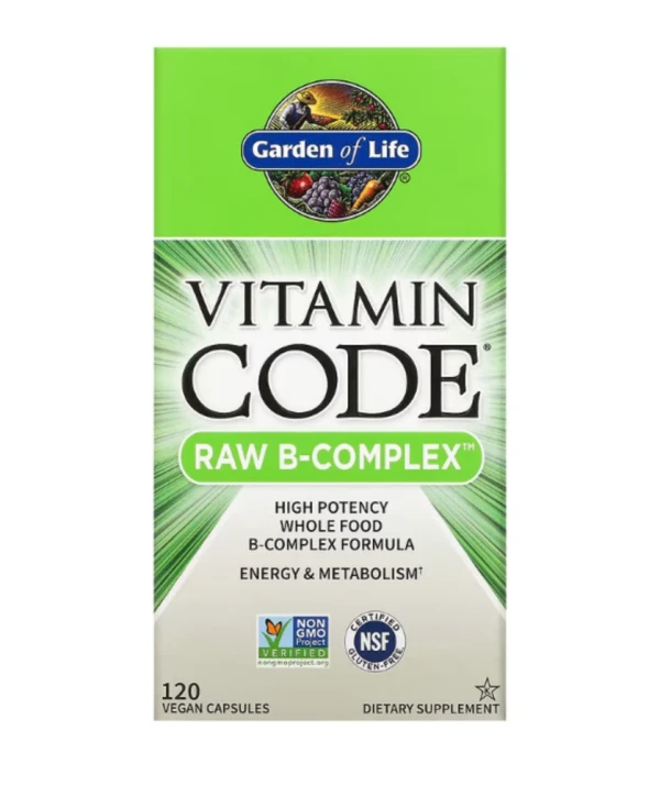 Garden of Life, Vitamin Code, RAW B-Complex, 120 Vegan Capsules