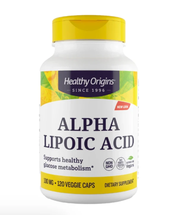 Healthy Origins Alpha Lipoic Acid 100 mg - 120 Capsules