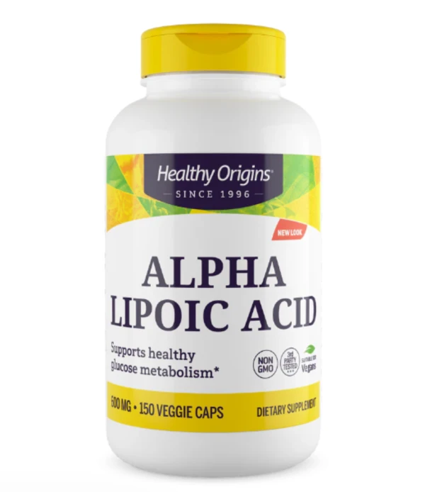 Healthy Origins Alpha Lipoic Acid  600 mg - 150 Capsules