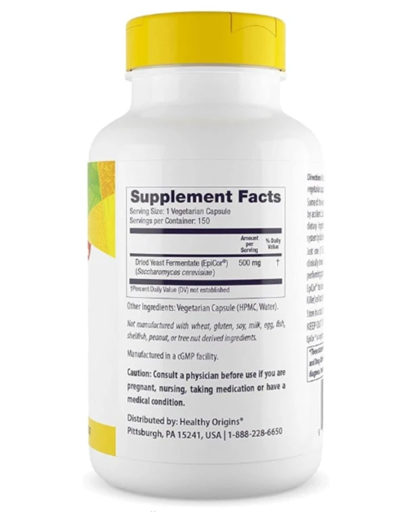 Healthy Origins EpiCor® 500 mg - 150 Veggie Caps