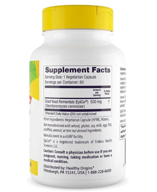 Healthy Origins, EpiCor, 500 mg, 60 Veggie Caps