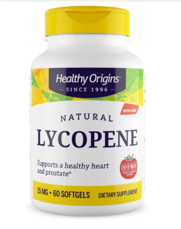 Healthy Origins Lycopene 15 mg - 60 Softgels