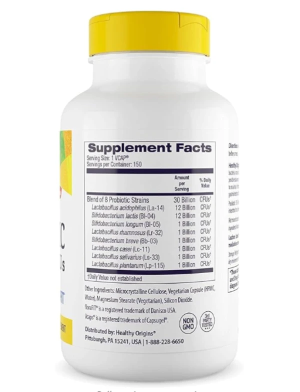 Healthy Origins, Probiotic, 30 Billion CFU's, 150 Vcaps