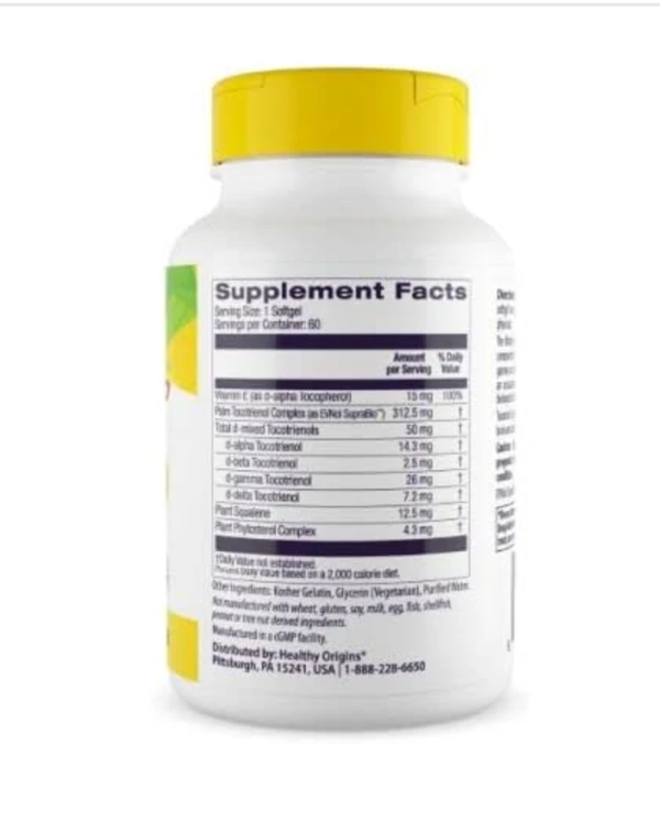 Healthy Origins, Tocomin SupraBio, 50 mg, 60 Softgels