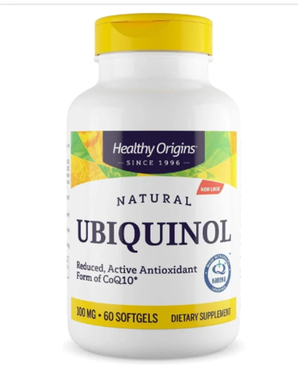 Healthy Origins, Ubiquinol, Kaneka Q+, 100 mg, 60 Softgels