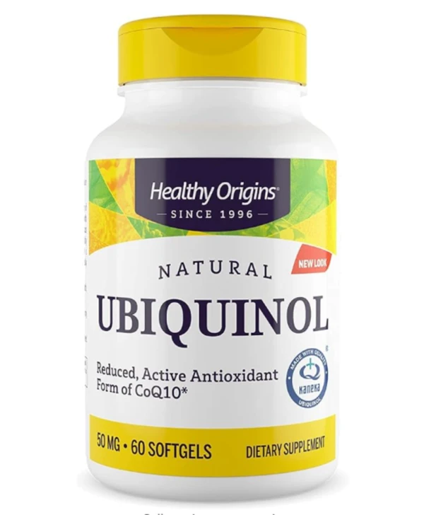 Healthy Origins, Ubiquinol, Kaneka Q+, 50 mg, 60 Softgels