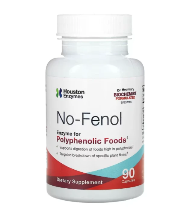 Houston Enzymes, No-Fenol, 90 Capsules