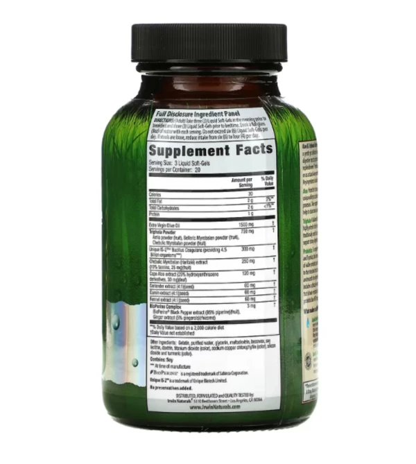 Irwin Naturals, Aloe & Triphala Active-Cleanse and Probiotics, 60 Liquid Soft-Gels